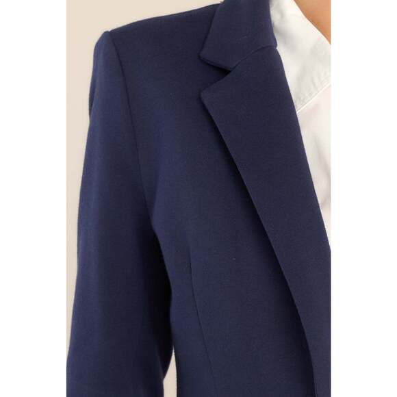 Red Dress The World Is Yours Navy Blue Ponte Blazer Size LL / Navy - Picture 2 of 3